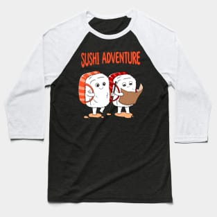 Sushi Adventure Baseball T-Shirt